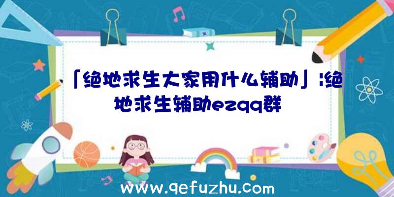 「绝地求生大家用什么辅助」|绝地求生辅助ezqq群